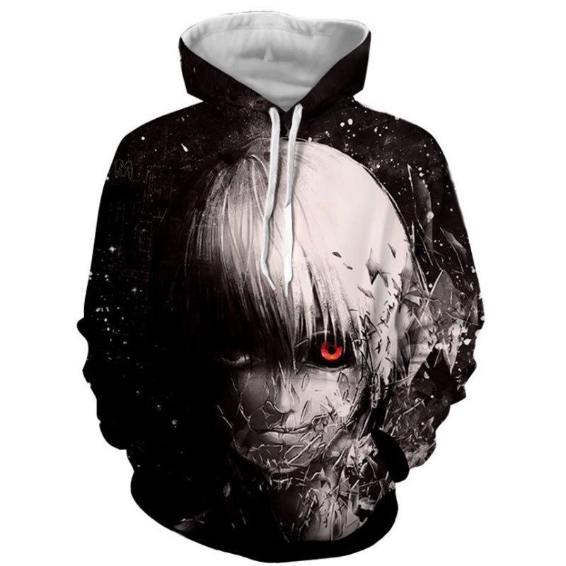 Brin Sweatshirt Unisex Tokyo Ghoul Cosplay Sweater Capuche Sweat Pullover Hoodie