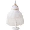 Children's Halter Princess Dress with Train & Puffy Mesh Skirt - Perfect for Evening, Holiday Parties, or Performances