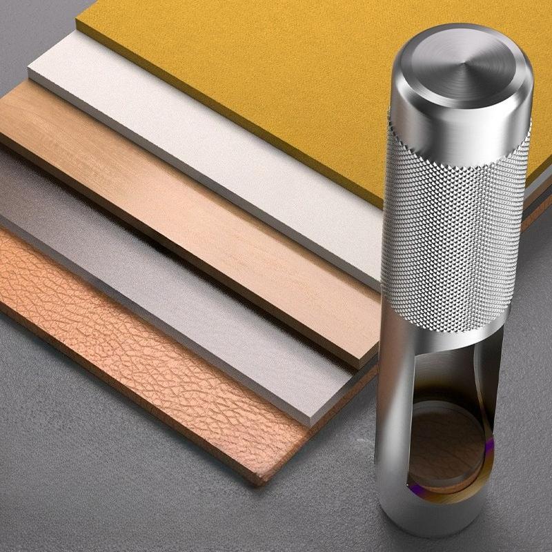 Leather Punch Solid High Carbon Steel Anti-fall Smash-resistant for Belts Bags Screws Punching Holes