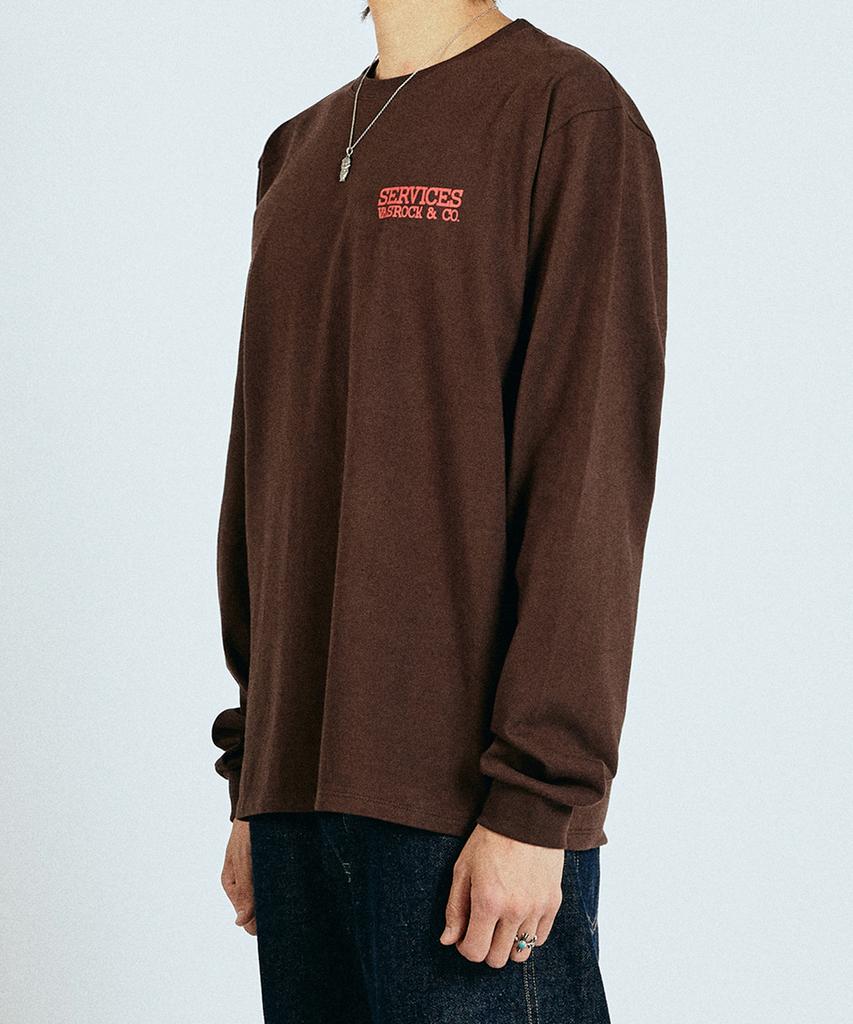 VASROCK Slogan Long Sleeve Maple