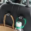 Mini Car Hooks Multifunctional Self Adhesive Wall Hook Car Instrument Panel Seat Back Storage Hook Car Decoration Invisible Hook