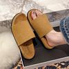 French Retro Flat-bottomed Casual One-word Slippers for Women's Summer Wear 2025 New Seaside Vacation Beach Cool Slippers