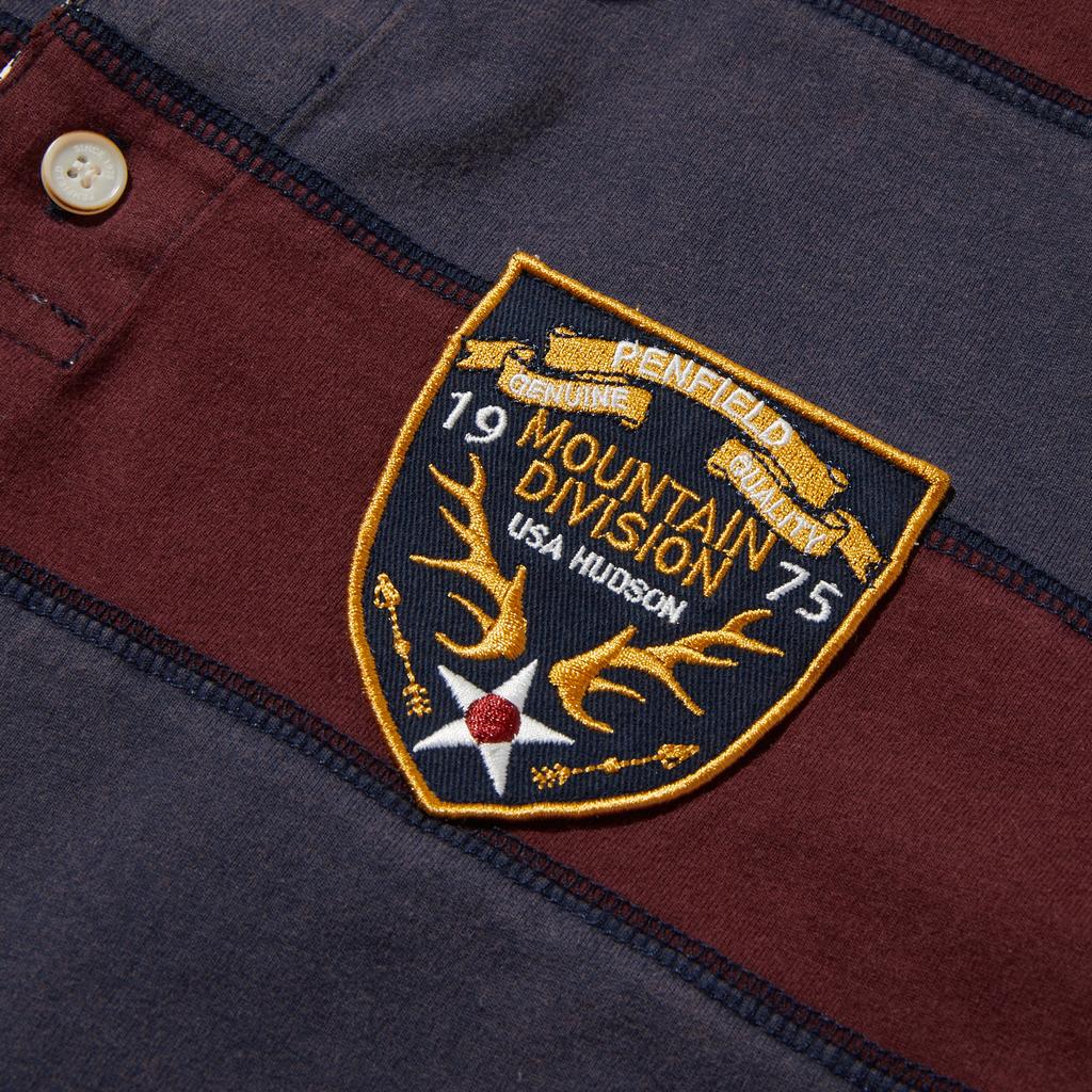 PENFIELD Mtn Div Rugby T-Shirt Wine_Fr2Kt27U