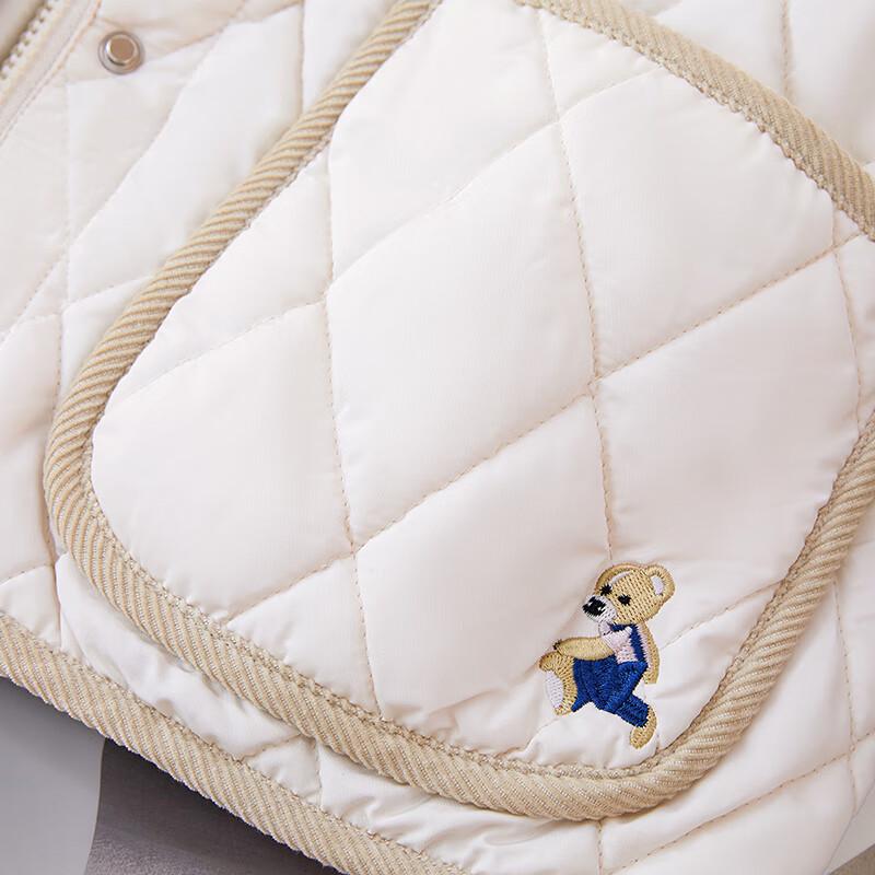 Tachi Women's Autumn Cartoon Embroidered Padded Lapel Jacket