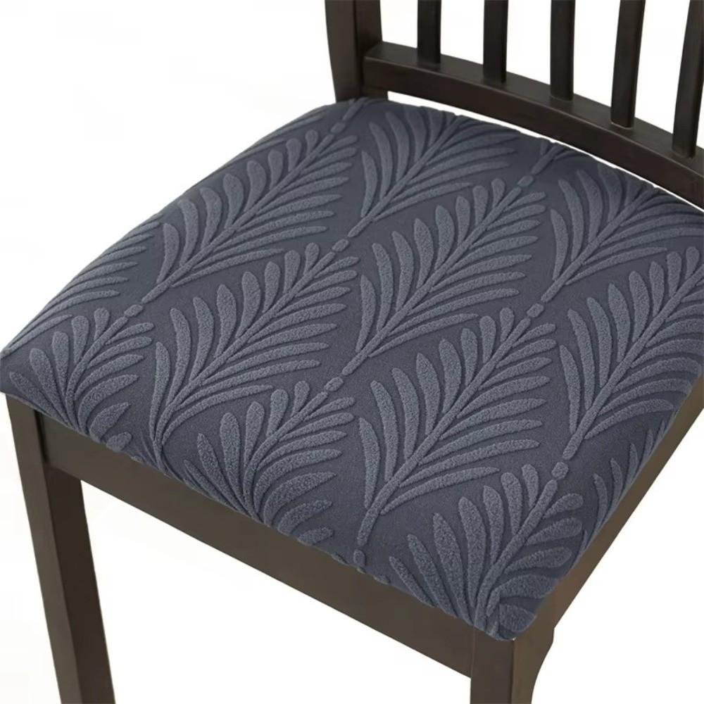 Jacquard Dining Chair Slipcover Anti-dirty Home Seat Cover Seat Case For Hotel Kitchen Party