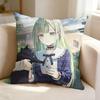 B-BanG Dream M-Mutsumi Wakaba Cute  Pillow Case Square Double-Sided Sofa Cushion Cover Bedroom Bedside Pillow