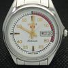 POUŽITÉ VINTAGE SEIKO 5 AUTOMATIC 7S26A JAPONSKO PÁNSKÉ BÍLÉ HODINKY 621b-a413551-2 SKU621b-a413551
