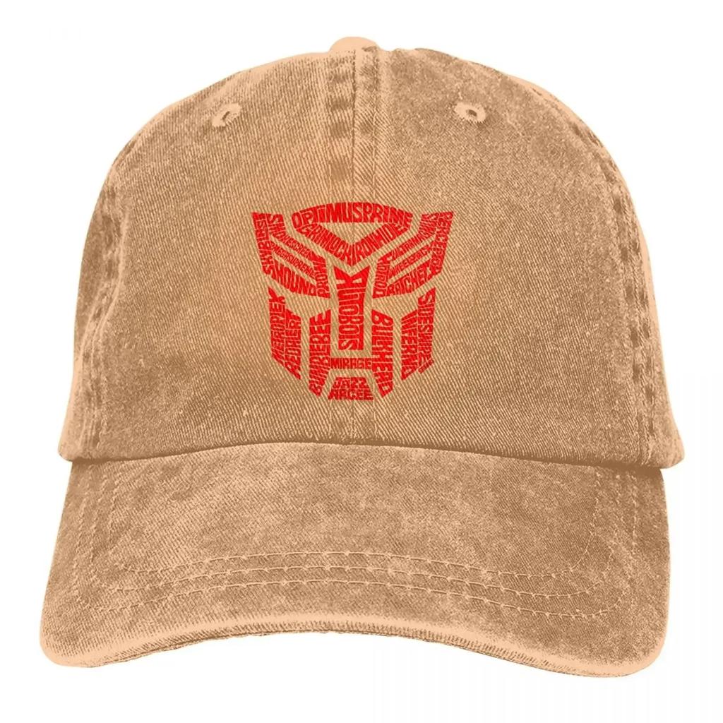 Summer Cap Sun Visor Autobots Red Hip Hop Caps Transformer Science Fiction Action Cowboy Hat Peaked Trucker Dad Hats