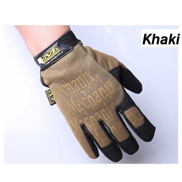 

Тактические перчатки механика мотоцикла с закрытыми пальцами, нескользящие рабочие варежки XL коричневый