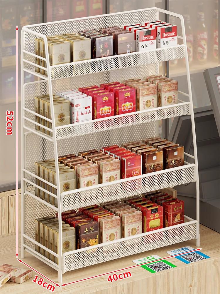 Multi-Layer Display Rack for Snacks, Baby Items, and Stationery in Convenience Stores and Pharmacies