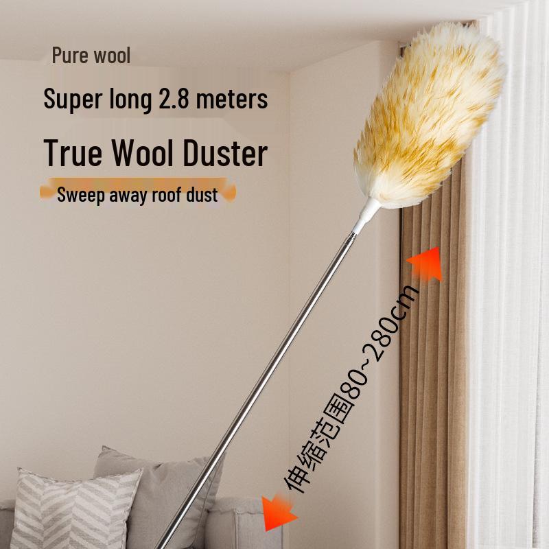 Electrostatic Wool Duster for Household Cleaning – Large Gap and Dust Removal Brush.