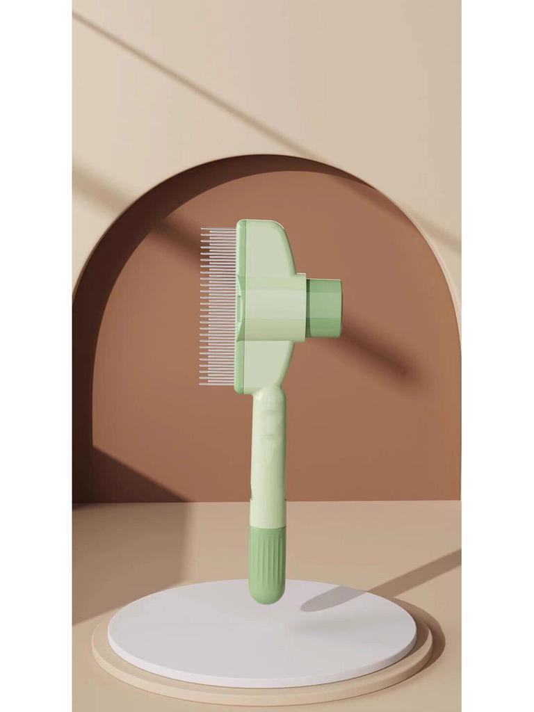2025 Self-Cleaning Pet Comb: New Shedding & Detangling Rake with Dense Needles for Long Hair