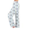 Women's Winter Pants Full Length Long Trousers Christmas Printed Flannel Pants