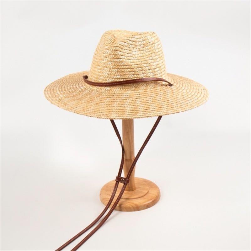 10pcs PU Leather Hat Strings Straw Hat Rope Cord For Customizing Straw Hats For Crafting Project Hat Accessories