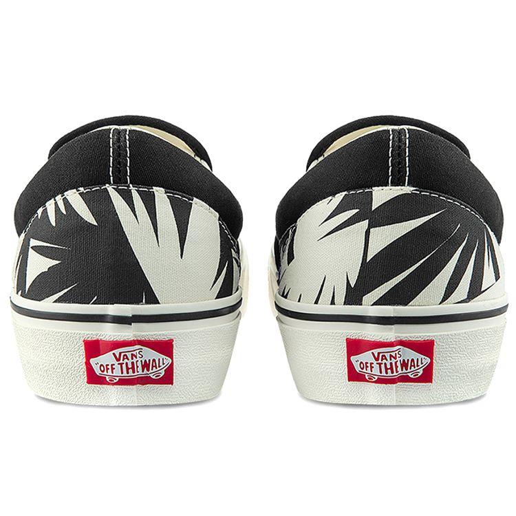 Vans Slip-On Sf Canvas Lightweight Durable Breathable Low-Top Skate Shoes Unisex Sneakers Black White VN0A3MUC9IG