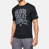 Under Armour Loose-Fit Crew Neck T-Shirt Men Tops Black 1351583-001