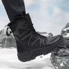 Brand Hiking Shoes Men's Boots Warm Plush Men Boots Winter High Top Snow Boots Men Outdoor Anti-Slip Ankle Boots Casual Sneaker