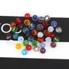 4mm Faceted Round Glass Beads, Handmade Crystal-Plated, Colored DIY Accessories