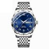 Men Waterproof Wristwatch Business Dual Calendar Luminous Roman Scale Dial Quartz Watch