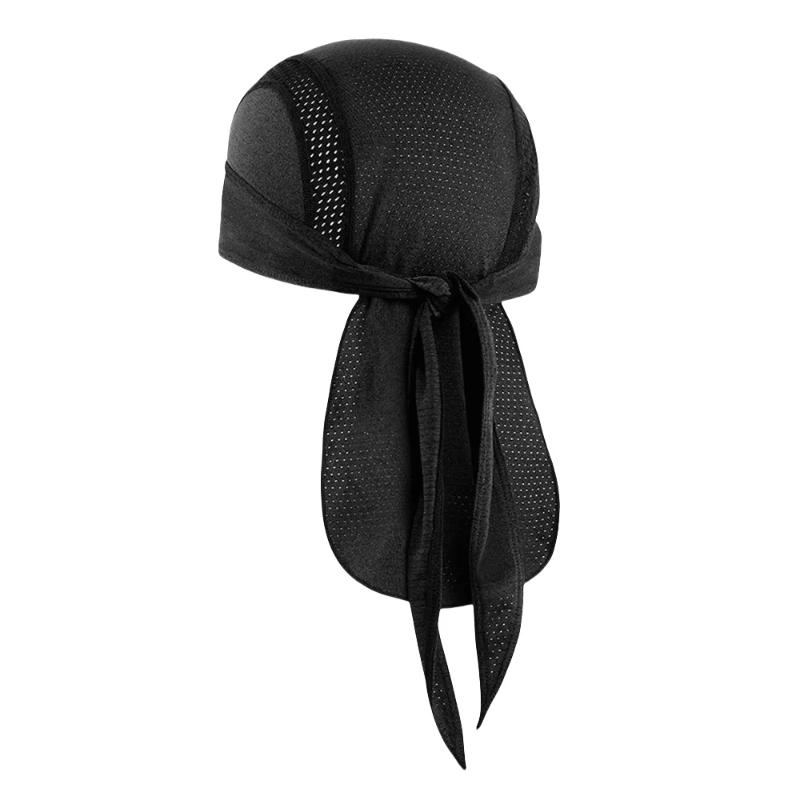 Unisex Quick Dry Breathable Elasticity Turban Headwrap Sports Running Hiking Beanies Cap Cycling Sweat-Wicking Helmet Liner Hat