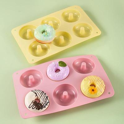 6-Cavity Silicone Donut & Cookie Baking Mold