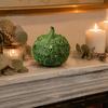 Gifts for Dark Aesthetic Lovers 3D Printed Halloween Skull Pumpkin Decorations, Skeleton Head Desktop Ornament, Decorative Relief Crafts Table