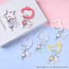 Sanrio All Stars Flower Ring Carabiner with Reel Bag Charm Pochacco LSR-G004