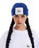 THEMUSEUMVISITOR Cubic Logo Stitched Beanie (Blue)