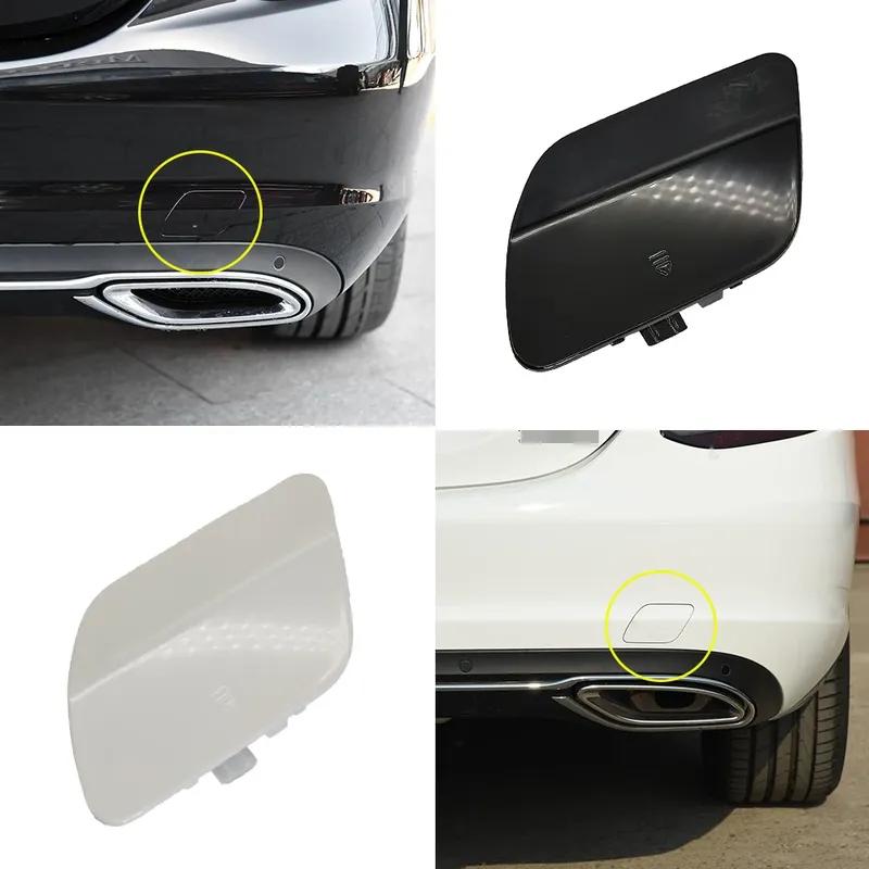 For Mercedes W205 Car Rear Bumper Tow Hook Cover Cap Black White For Benz C Class C180 C200 C220 C250 C300 2058850224 2015-2021