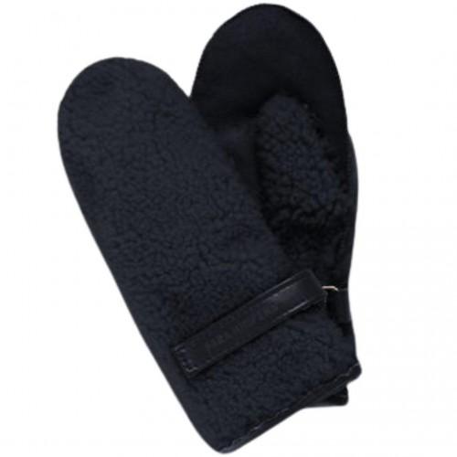 PARAJUMPERS Unisex Adult Leather Fluffy Mittens