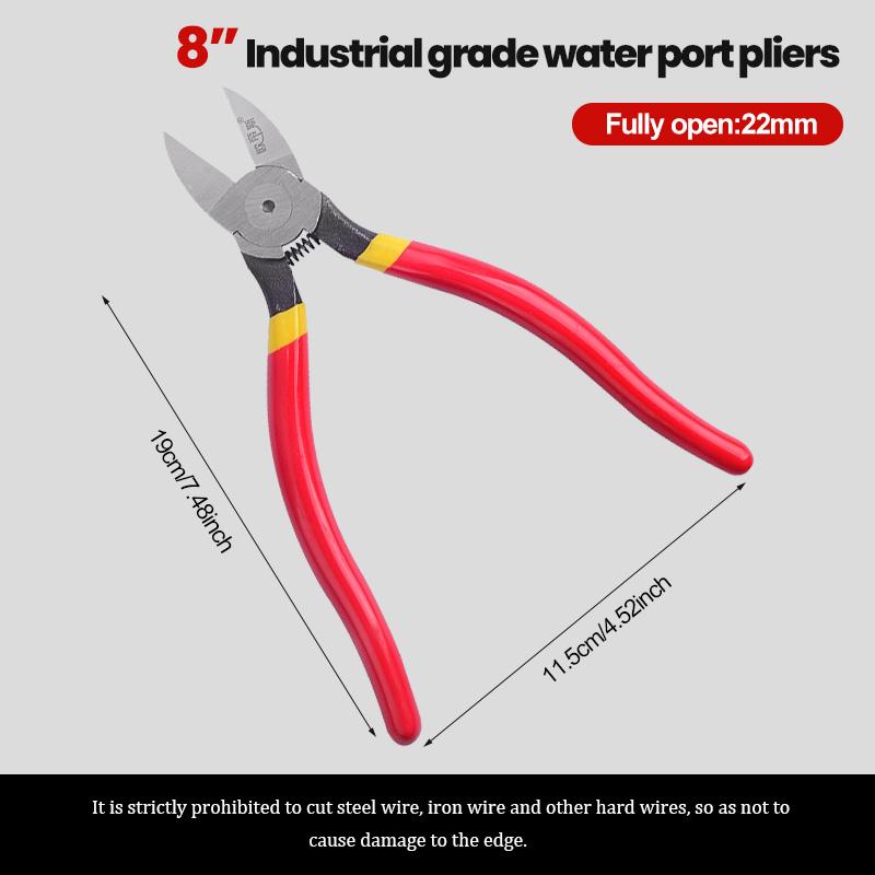 

CR-V Пласкогубцы 5/6/8 дюймов Кусачки Инструменты для резки электрических проводов и кабелей Диагональные плоскогубцы для ювелирных изделий