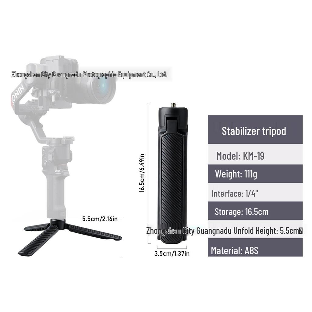 Mini Tripod Stabilizer for Feiyu, DJI Pocket3/Nano, Thumb Action Camera