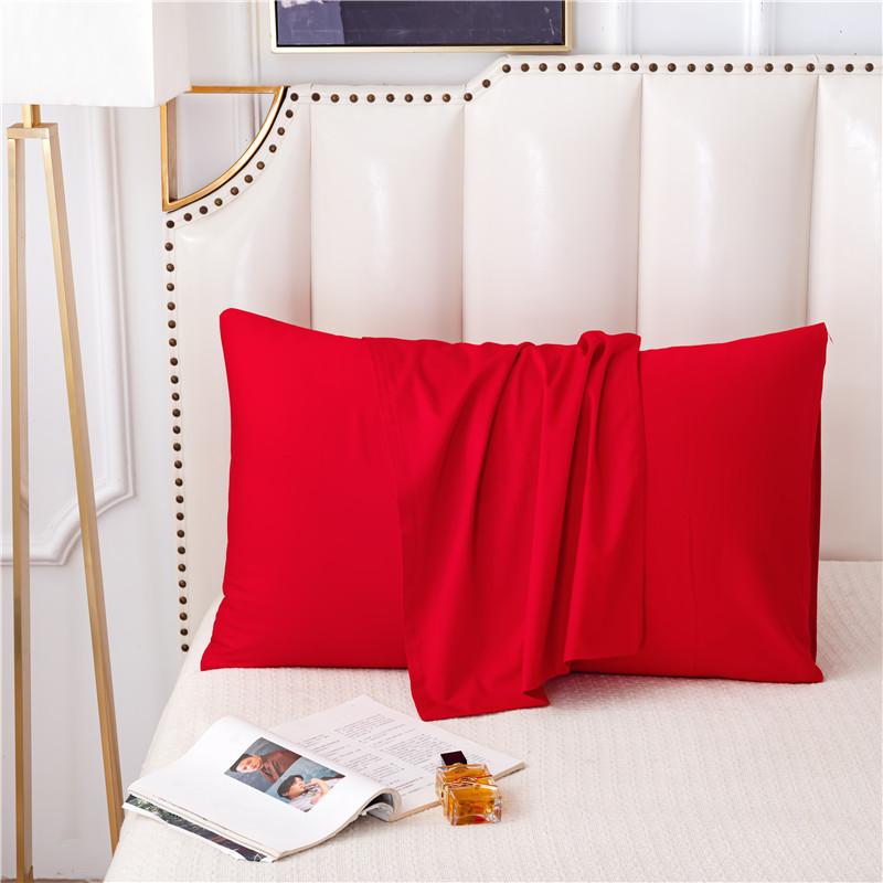 Pure Cotton Pillowcase High-Quality Envelope Pillowcover Solid Color Bedding Pillow Case 40x60 50x90 Sleep Pillow Cover