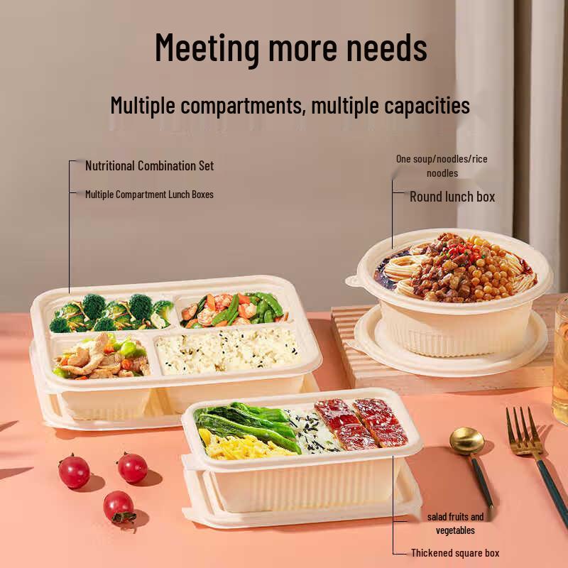 Eco-Friendly 5-Compartment Meal Prep Container