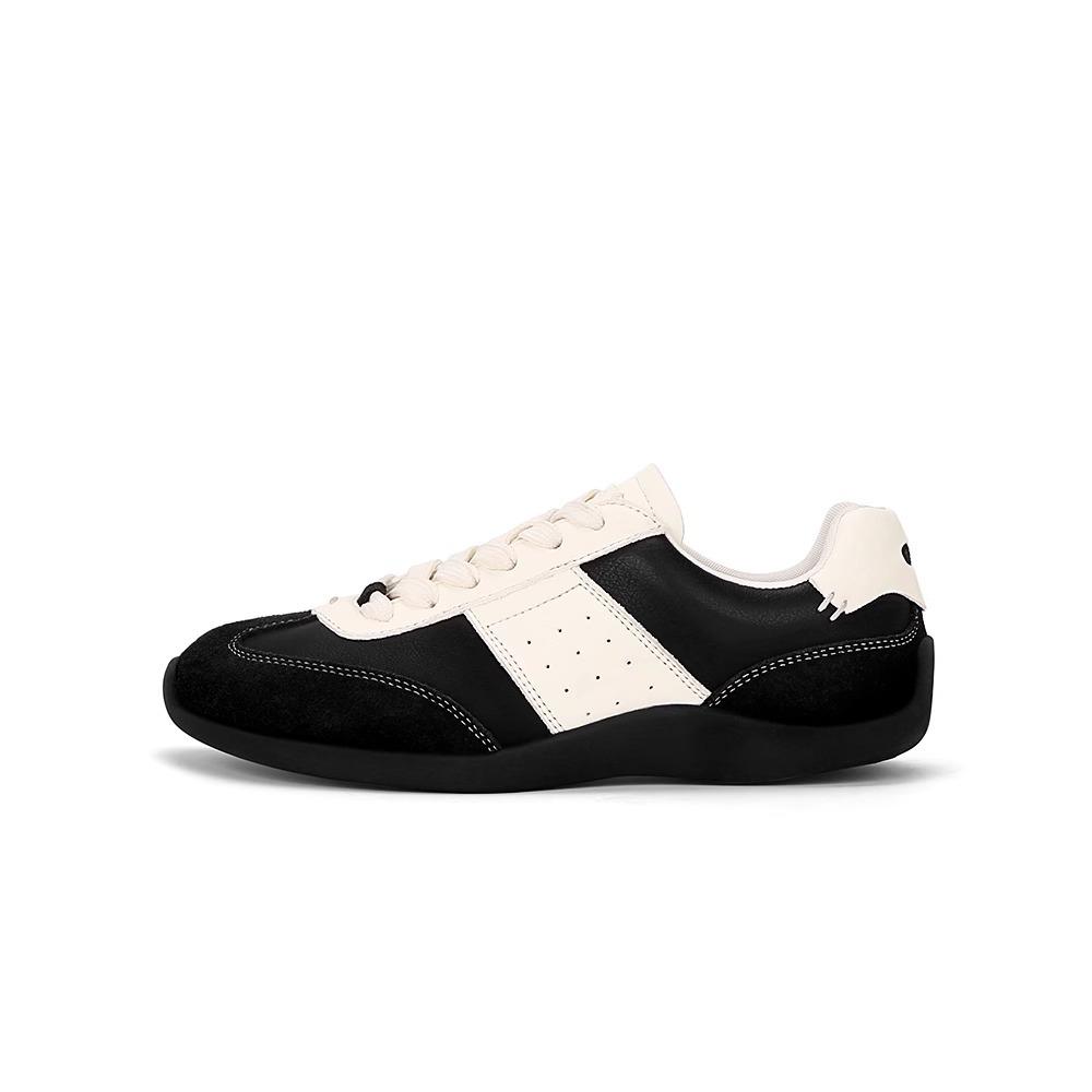 

Версия из коровьей кожи~ Спортивная и повседневная обувь на шнуровке с цветовой гаммой Майяр, кеды для женщин 39