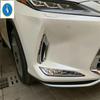 Front Fog Foglight Lamp Lights Frame Decoration Cover Trim For Lexus RX 300 450h   ABS Chrome Accessories Exterior Refit