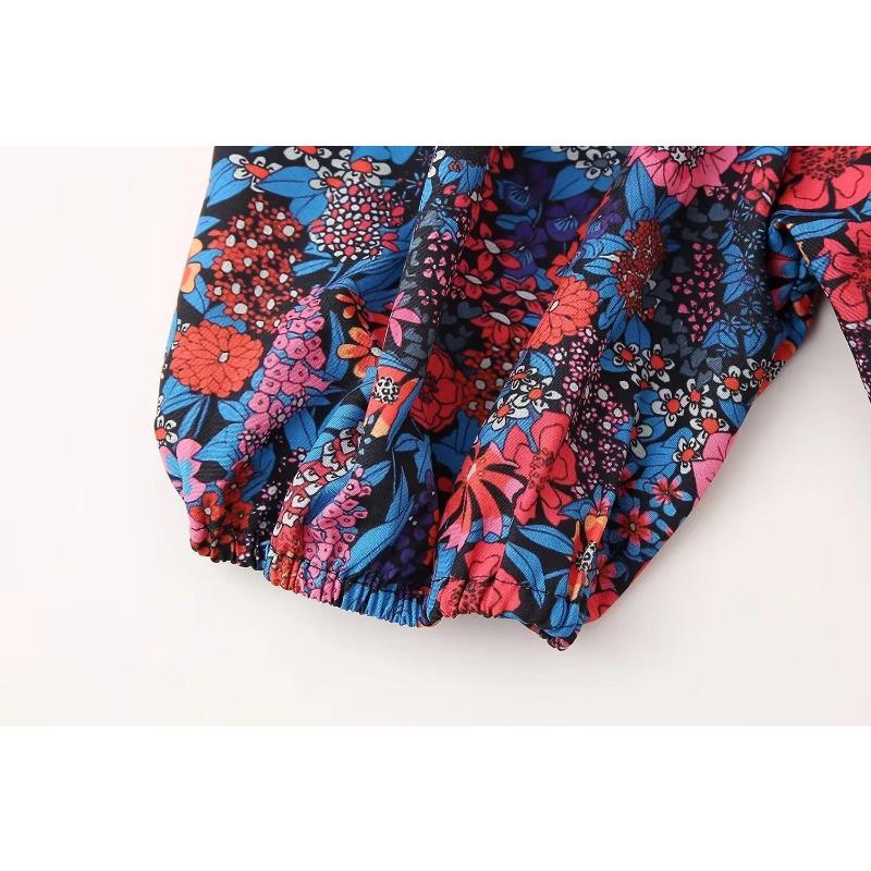 TELLHONEY Женская мода О-образный вырез топы с бантом украшения и брюки на пуговицах — фото 8