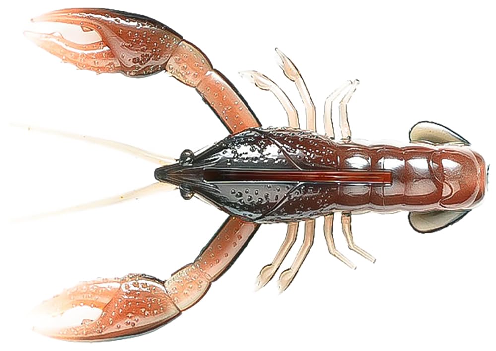 Nikko Kasei Nikko Craw inch C04 Black Crayfish 3.2 (4-pack) (Eclipse)