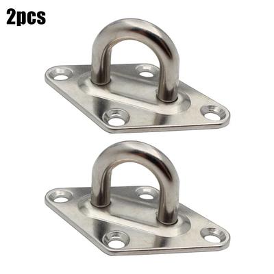 High Reliability Stable Characteristics Diamond Eyeplate Boat Accessories Accessories Attachment Boat Deck Stainless Steel