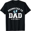 Promovido a papá 2024 camiseta de anuncio de embarazo