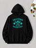 Unisex Hoodie, Casual Daily Wear, California West Coast All-Star Surf Rider Golden State Graphic Print, Pullover Hoodie, Streetwear Style, Autumn Wint