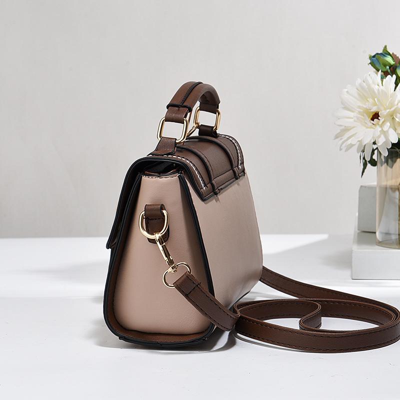Umhängetasche für Damen schlichte Mode Farbkontrast-Trend Temperament
