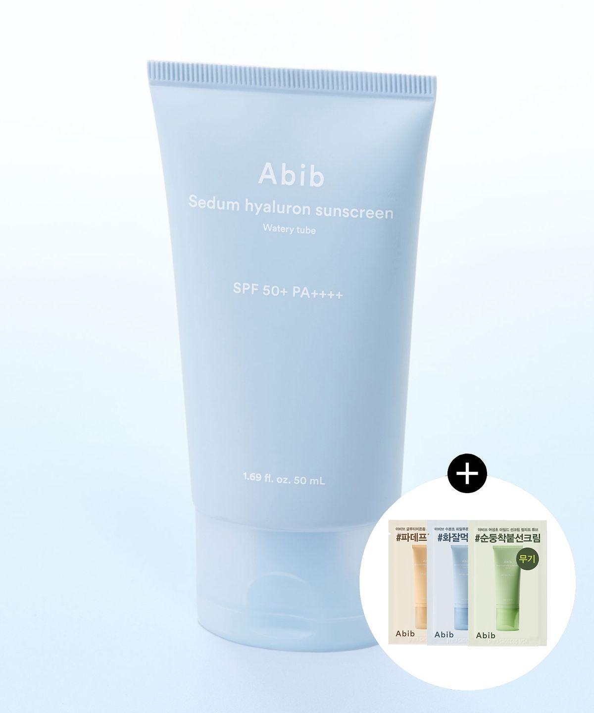 Subuncho Hyaluronic Sun Serum Watery Tube SPF50+ PA++++ 50ml (+3 Random Sunscreens Gift)