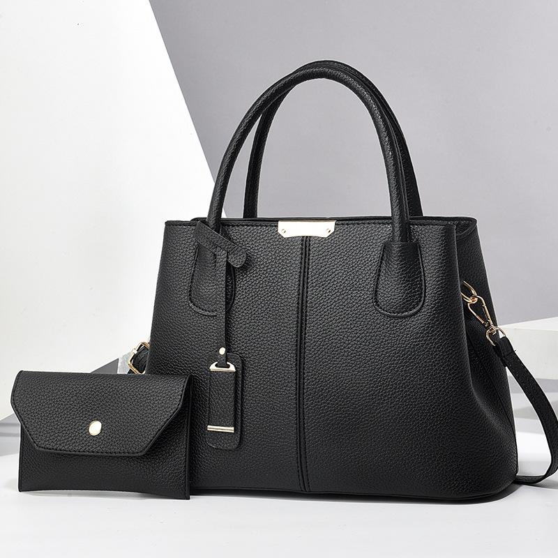 

Женская сумка 2025 новая универсальная вместительная сумка-тоут модная сумка женская на плечо сумка-мессенджер сумка-ведро женская сумка чёрный