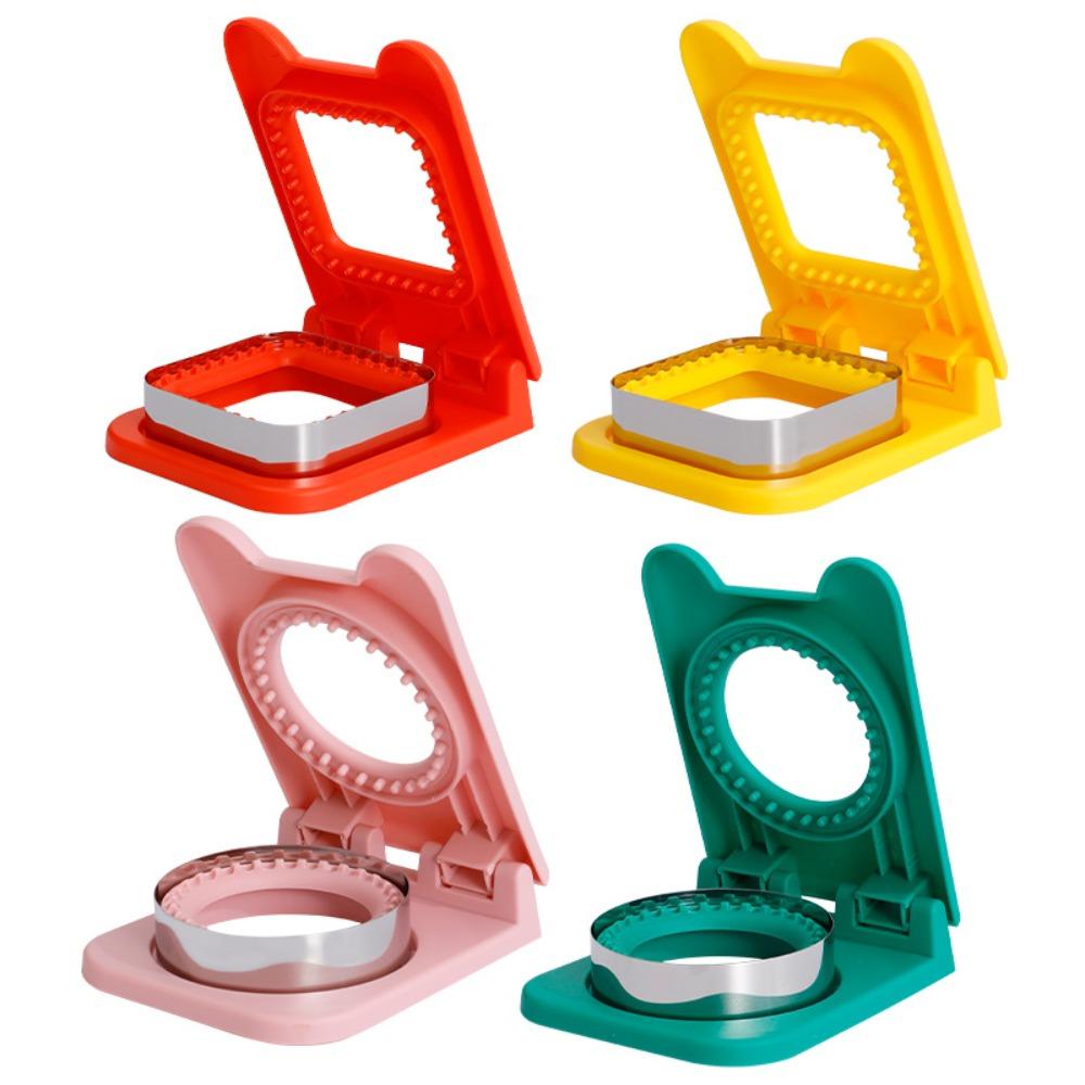 Stainless Steel Toast Bread Mold Sealer Flip Sandwich Cutting Tool DIY Sandwich Cutters Mould