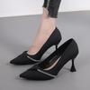 Size 33-40 Women's Shoes New Fashion High Heels for Women 5/7Cm Stiletto Pointed Toe Banquet Wedding Party Office Women Pumps