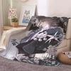 Anime Honkai Star Rail Kafka Flannel Blanket Cute Cartoon Printed Warm Soft Blankets Home Bedding Decor Winter Blankets