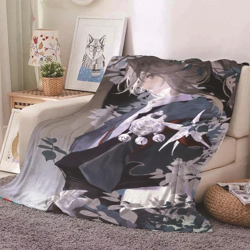 Anime Honkai Star Rail Kafka Flannel Blanket Cute Cartoon Printed Warm Soft Blankets Home Bedding Decor Winter Blankets