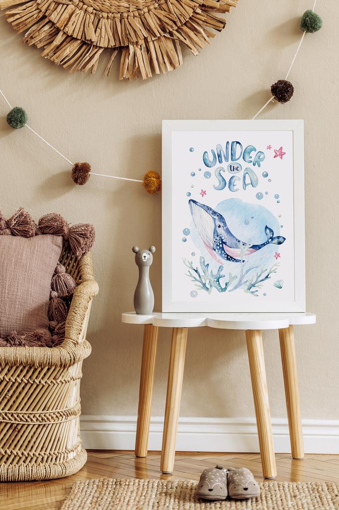 Poster Children's Room Whale Rating