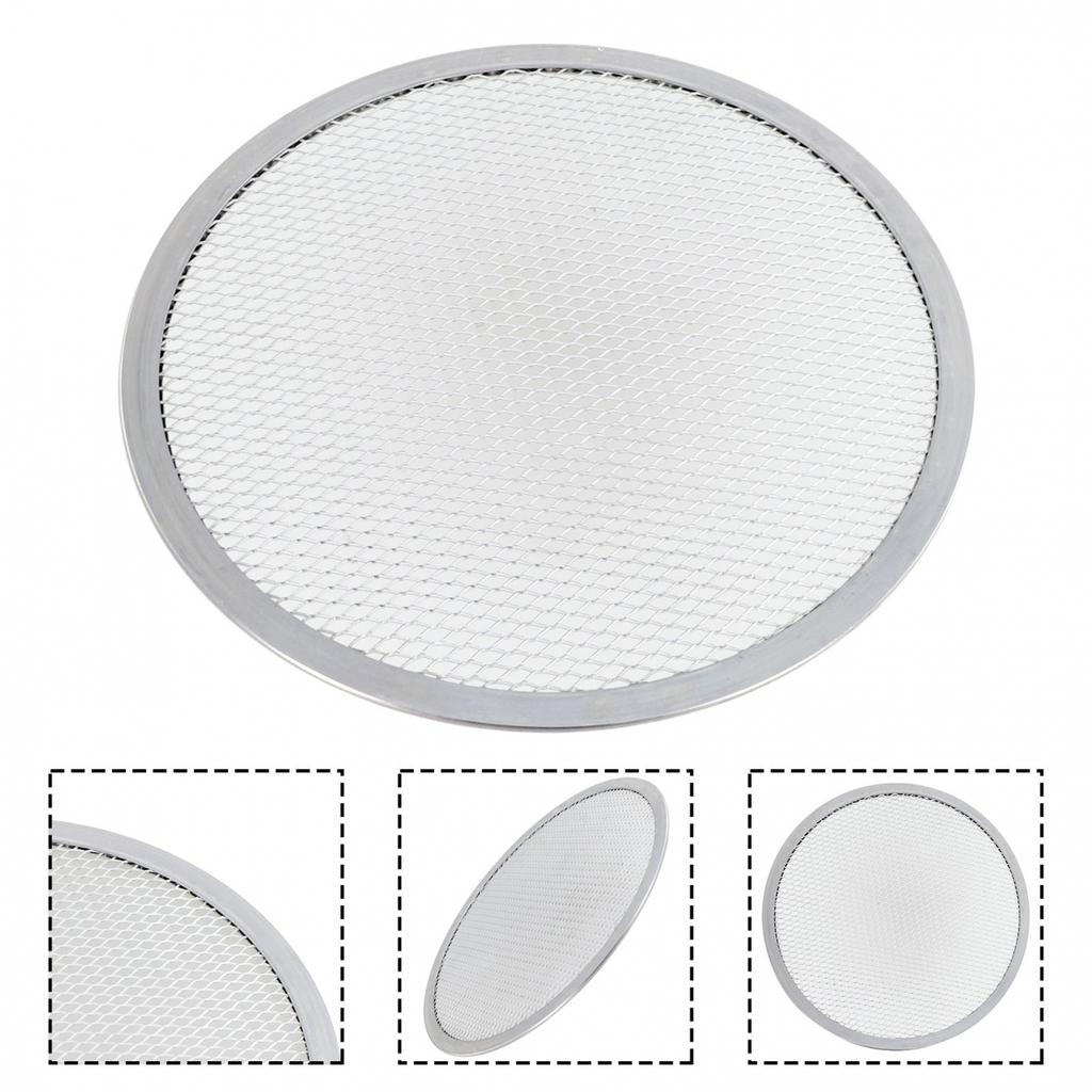 Bake To Perfection with Aluminum Pizza Mesh Plate for Delicious Pizzas